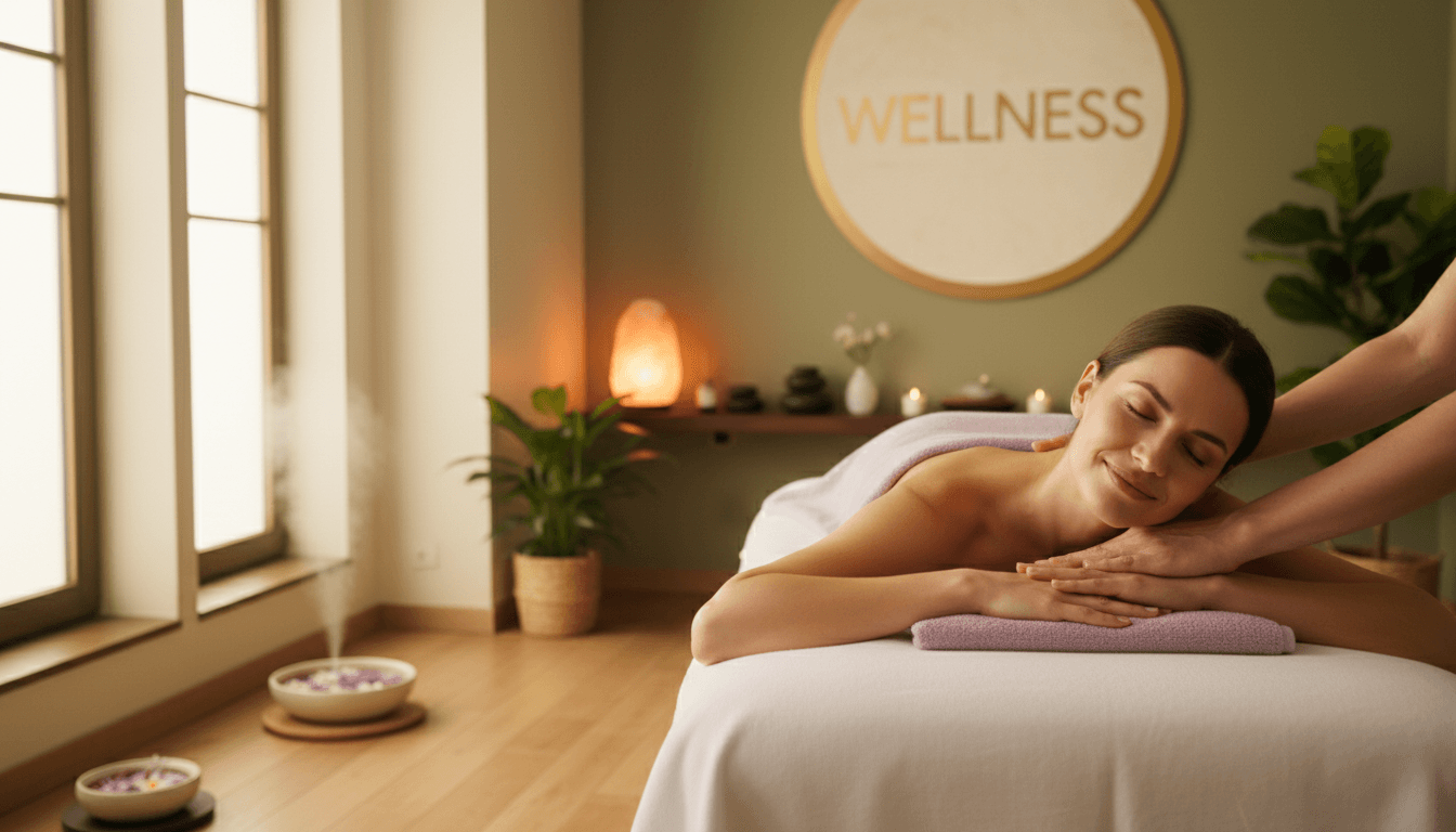 Client receiving personalized massage in calm spa setting