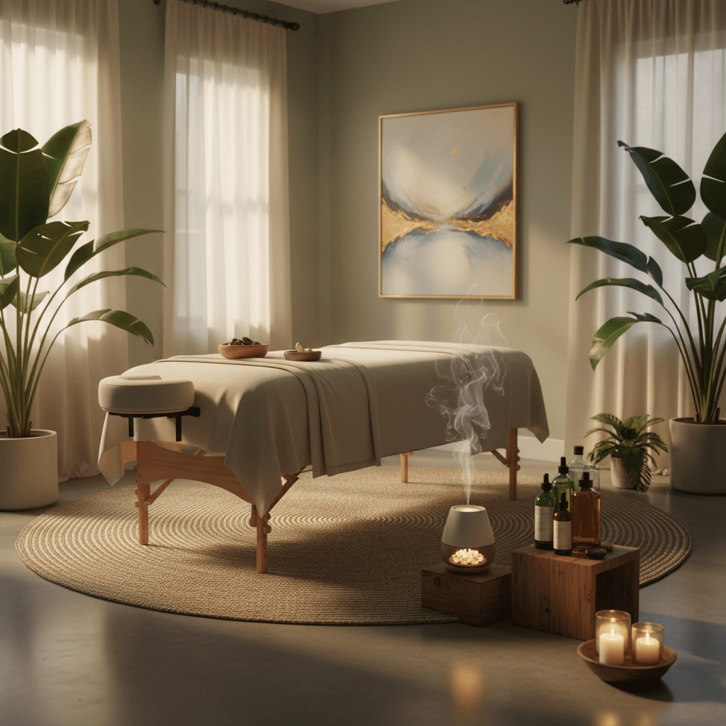 Calm studio ambiance