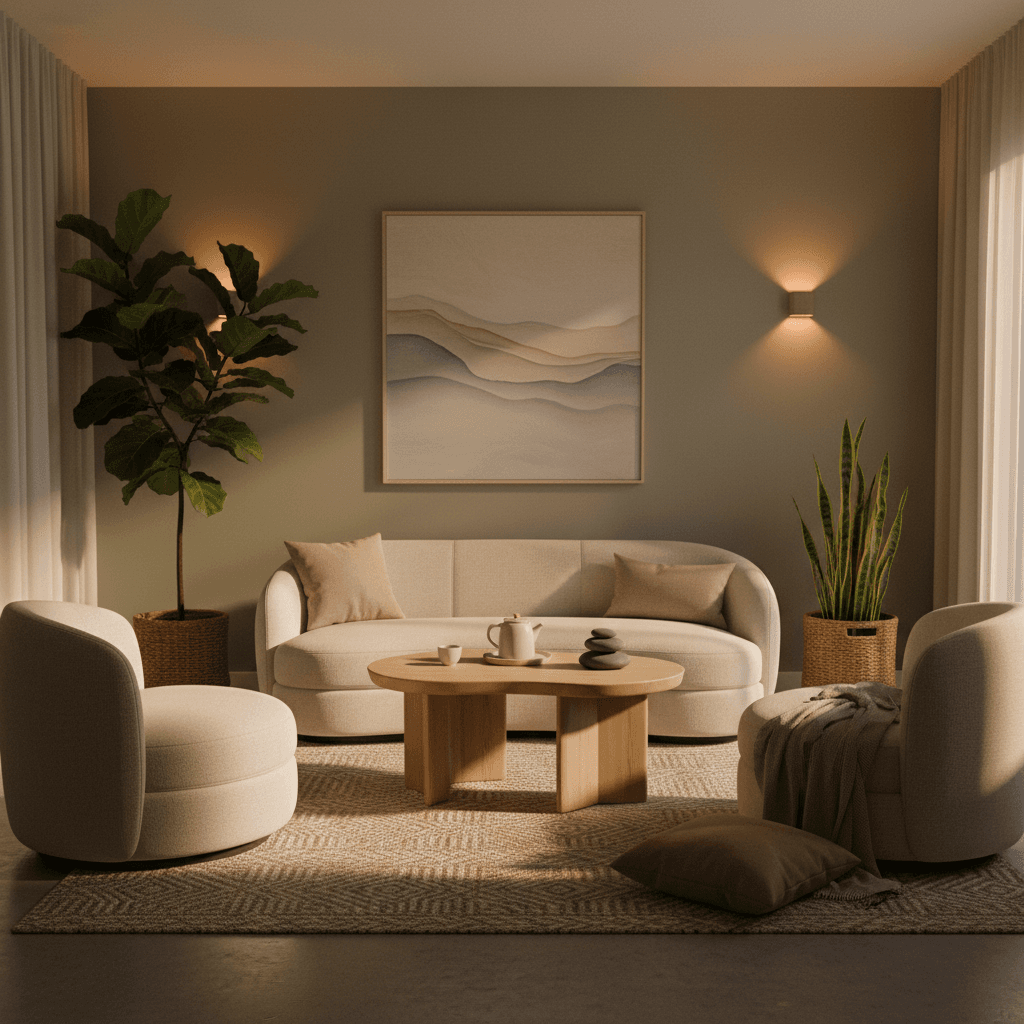 Welcoming relaxation space